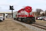 Z739 comes south with one car from the Turner St Transload